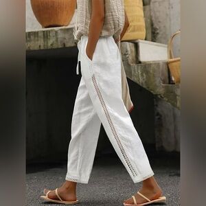 Wide Leg Cropped Pants